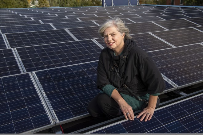 Foto zonnepanelen